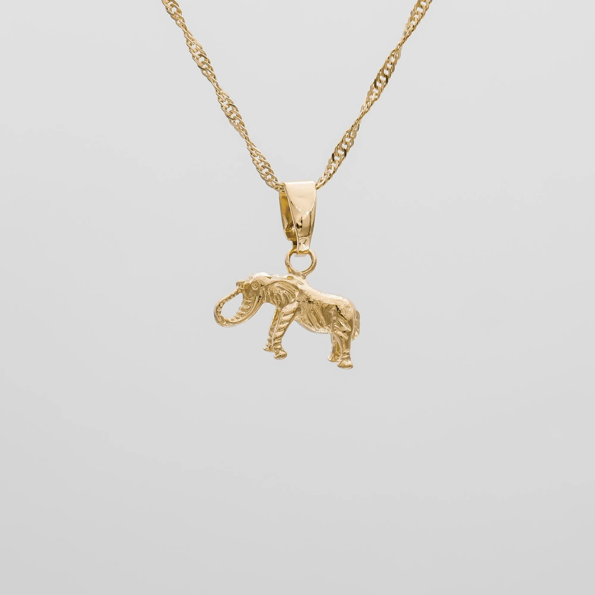Elephant Gold Filled Necklace sold by PRYA
