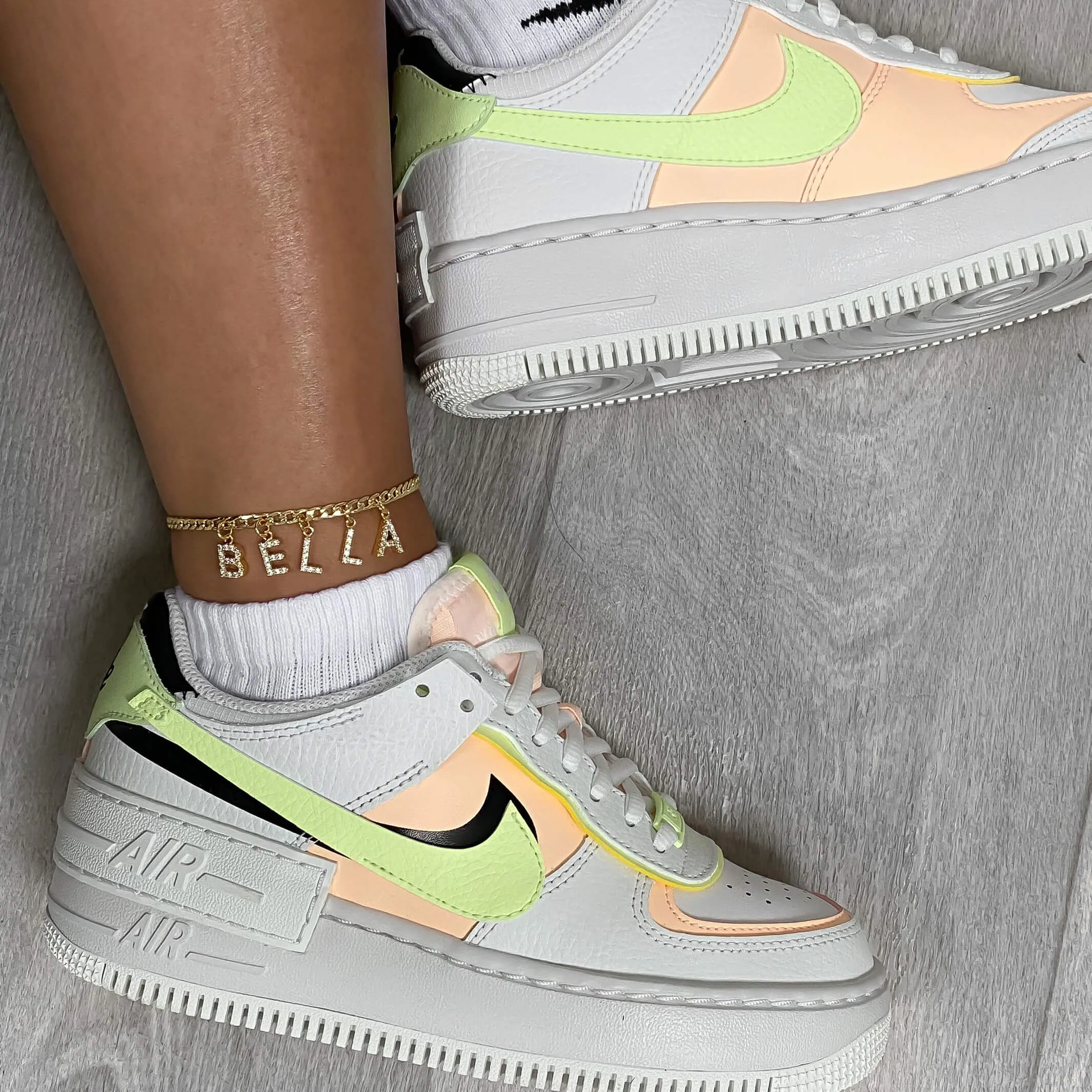 Custom ICY Letter Anklet | 1-7 Letters sold by PRYA product image thumbnail 2