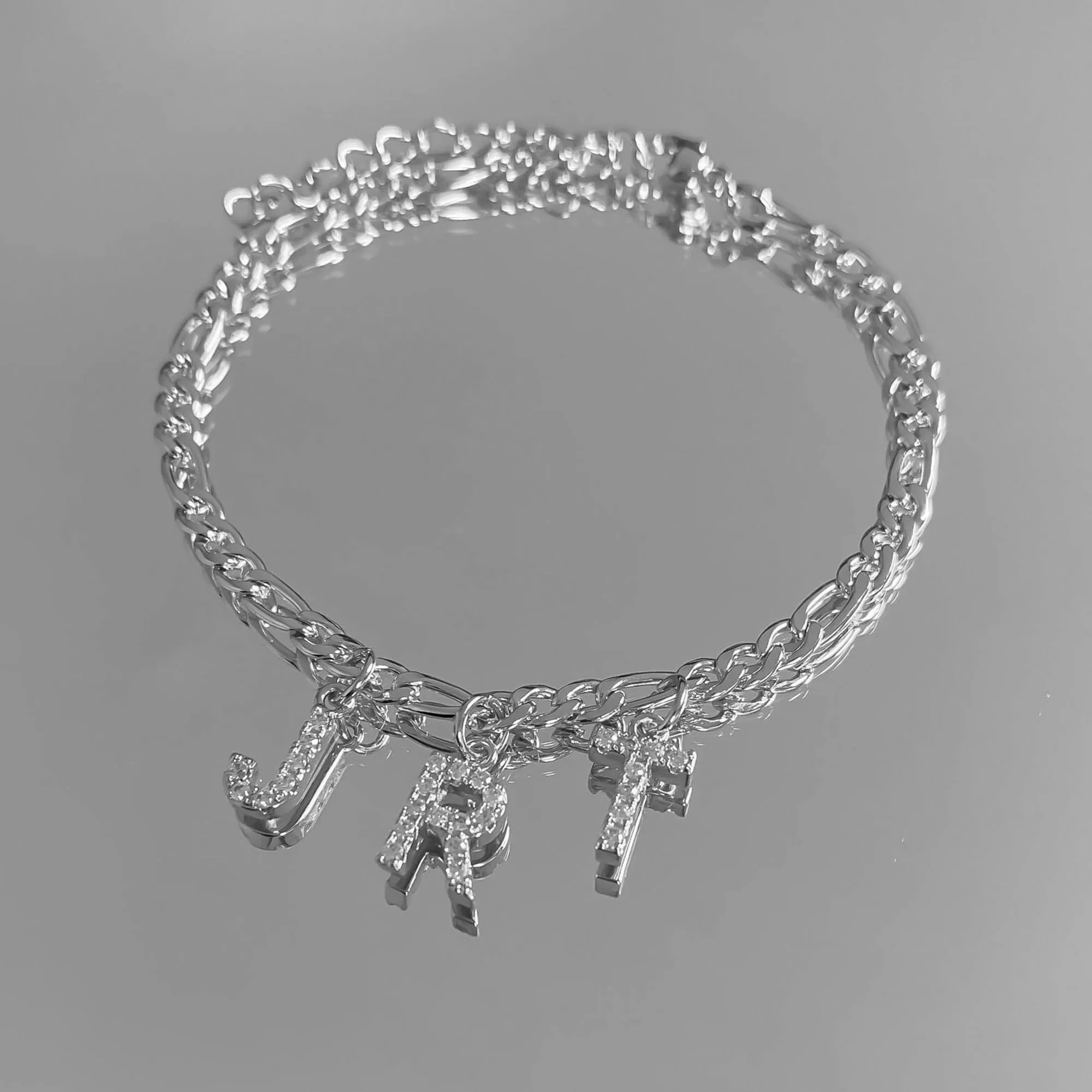 Custom ICY Letter Anklet | 1-7 Letters sold by PRYA product image thumbnail 5