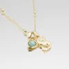 Kayla Initial & Birthstone Necklace sold by PRYA