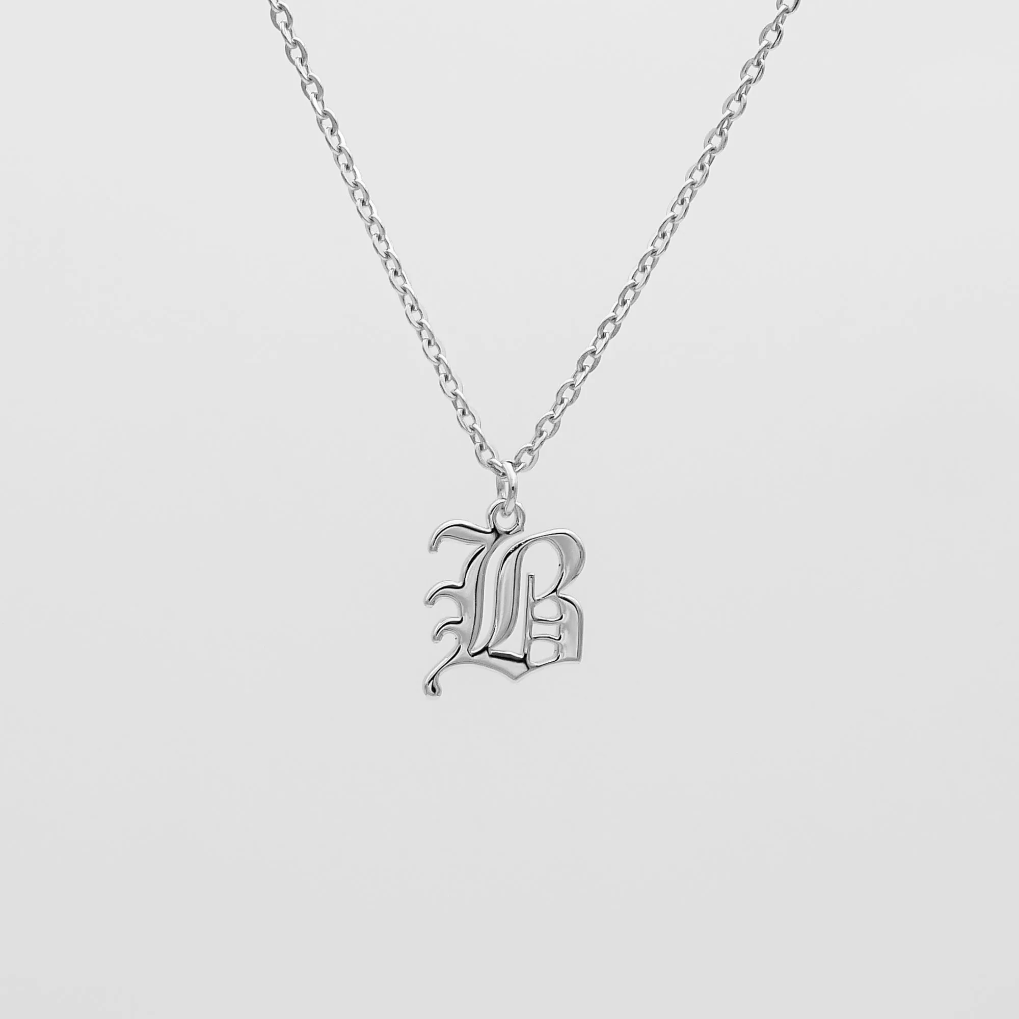 Old English Initial Necklace sold by PRYA product image thumbnail 3