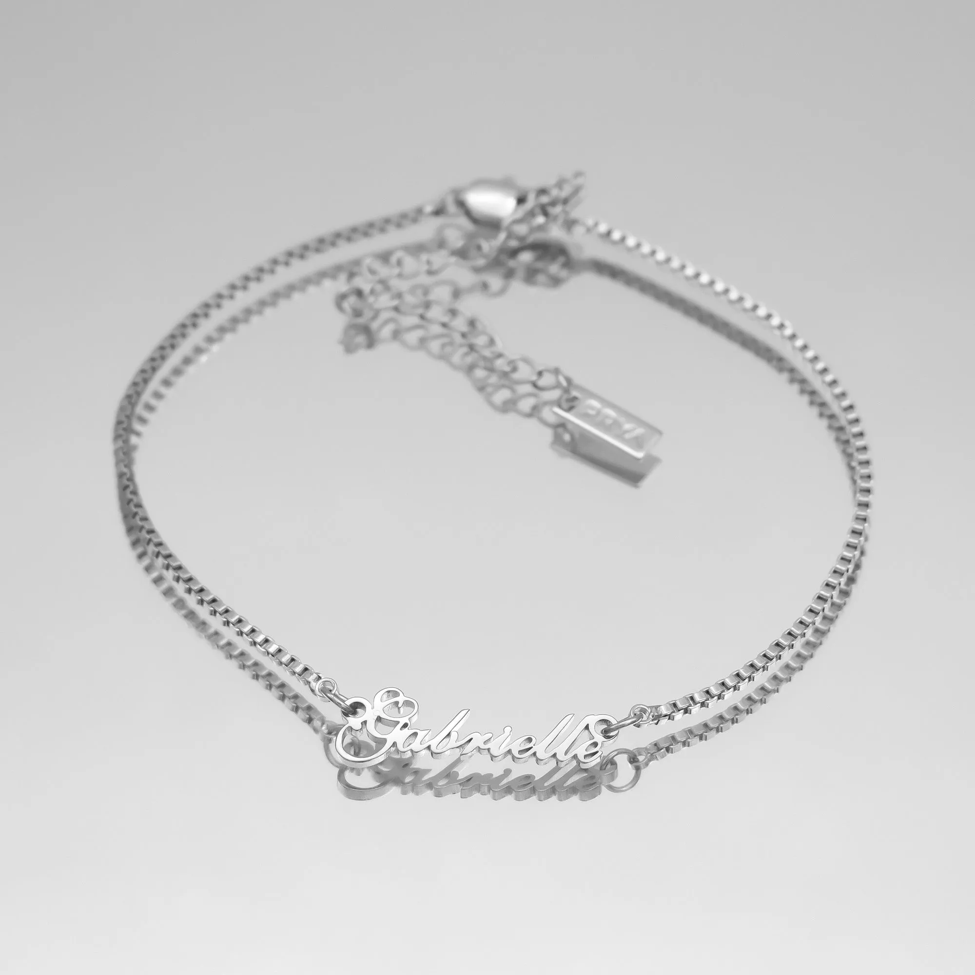 Siena Name Anklet sold by PRYA product image thumbnail 3