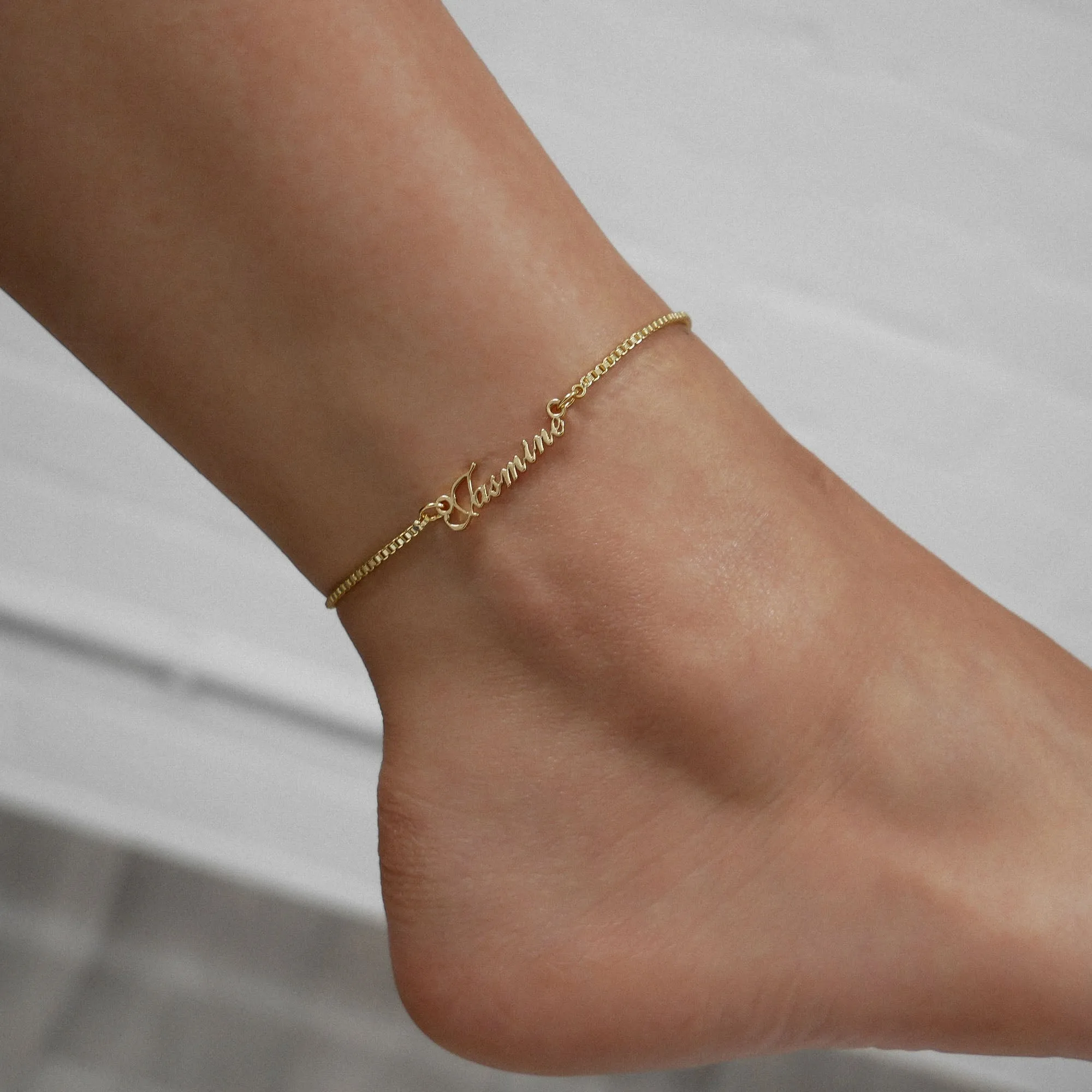 Siena Name Anklet sold by PRYA product image thumbnail 2