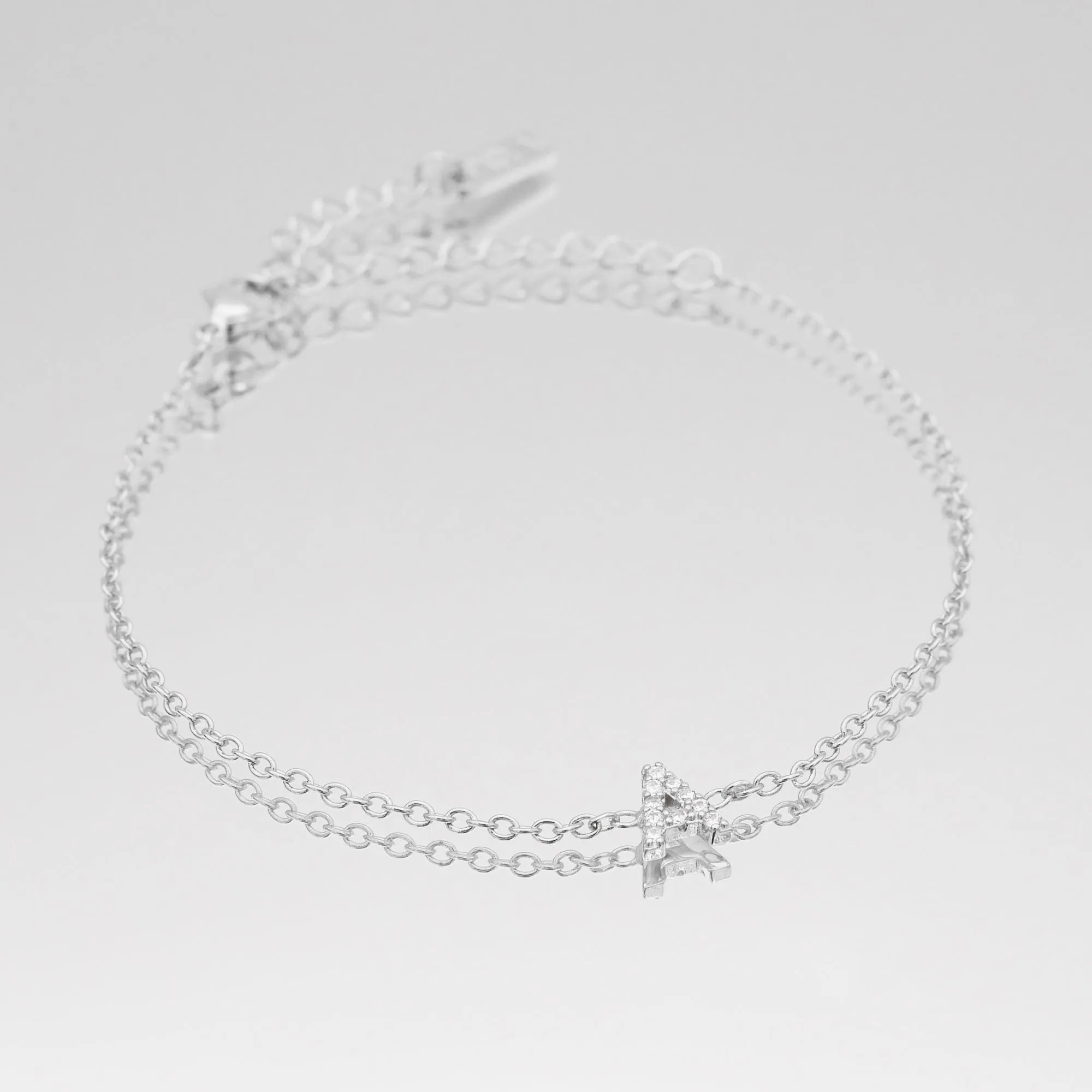 Lana icy initial bracelet sold by PRYA product image thumbnail 3