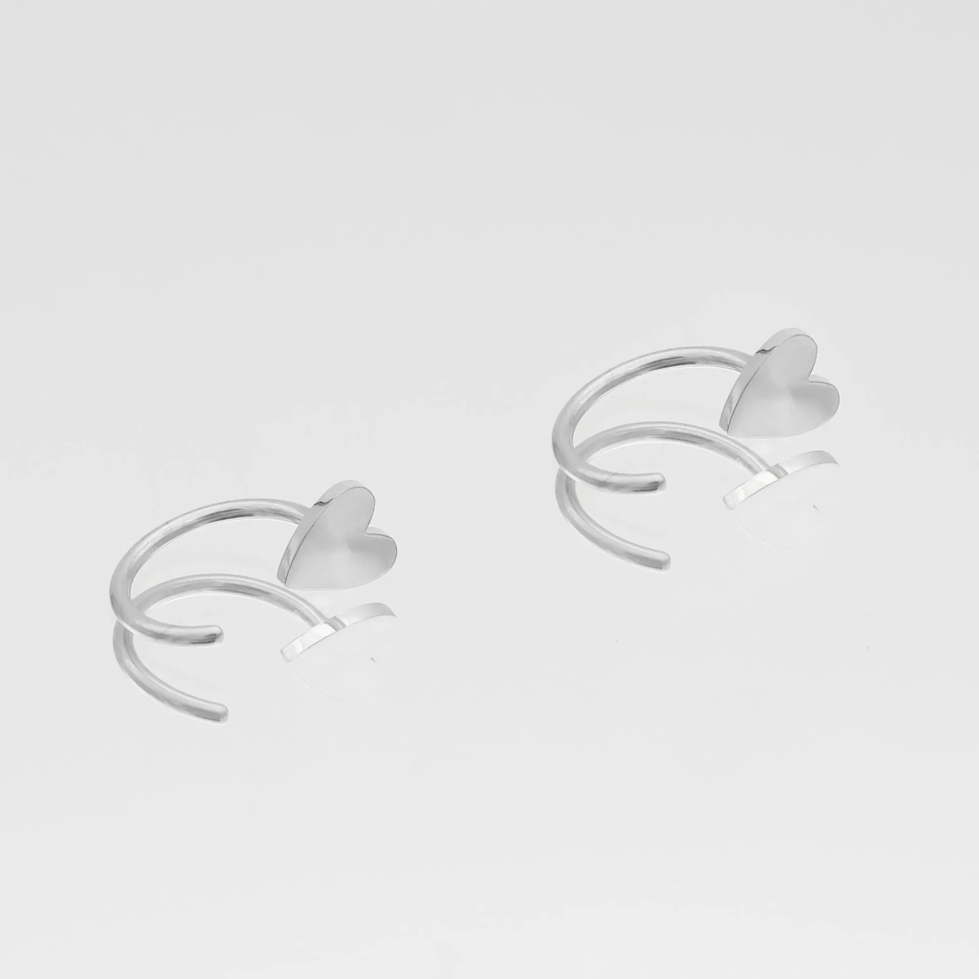 Harper Half Hoop Earrings sold by PRYA product image thumbnail 2