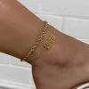 Birth-Year Anklet (Custom) sold by PRYA