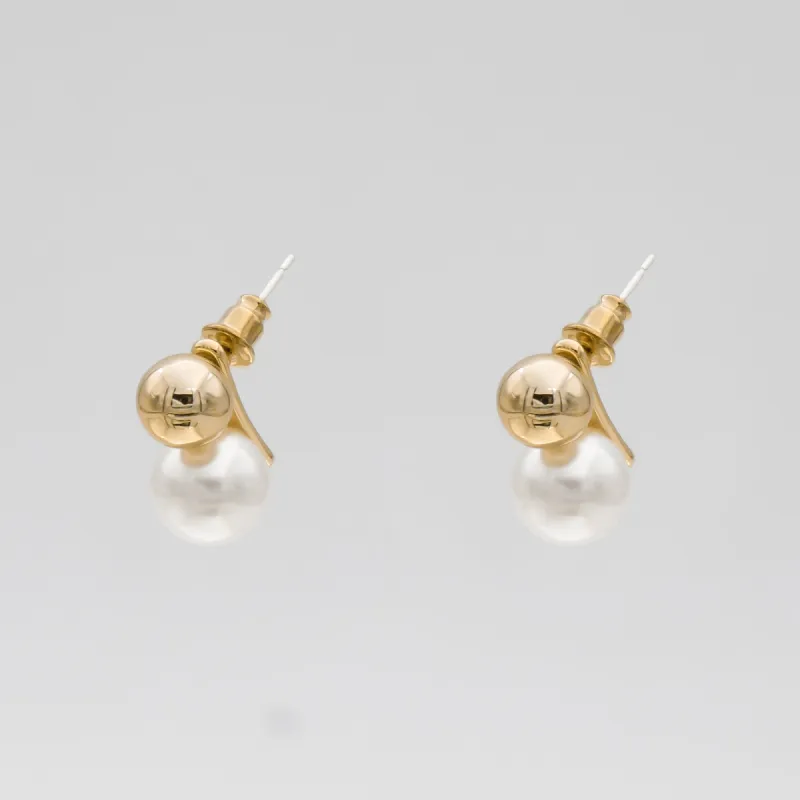 Pia Pearl Stud Earrings sold by PRYA