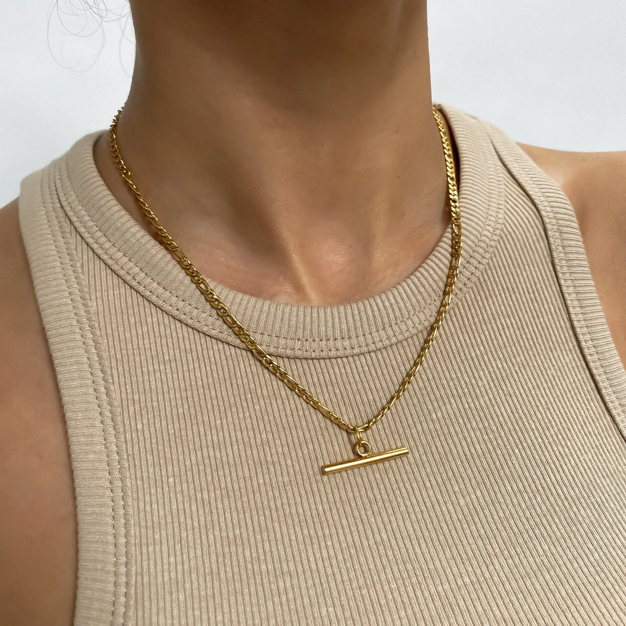 Kiara T-bar Necklace sold by PRYA product image thumbnail 4