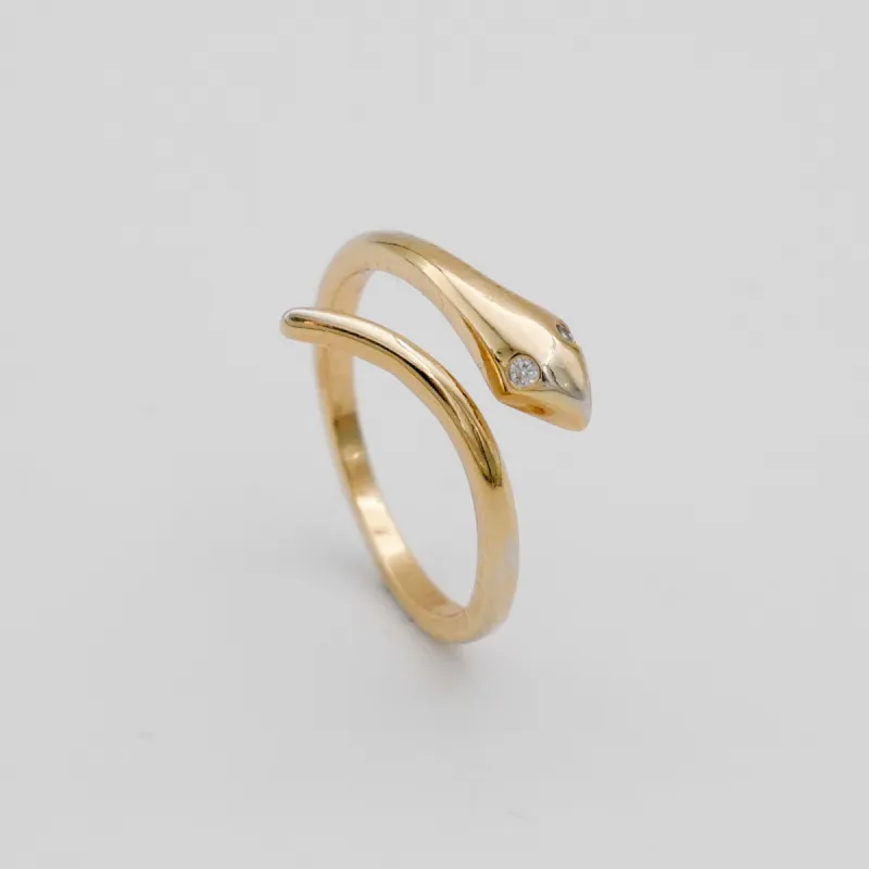 Savannah Adjustable Snake Ring sold by PRYA
