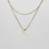 Celine Layered Moon Necklace sold by PRYA