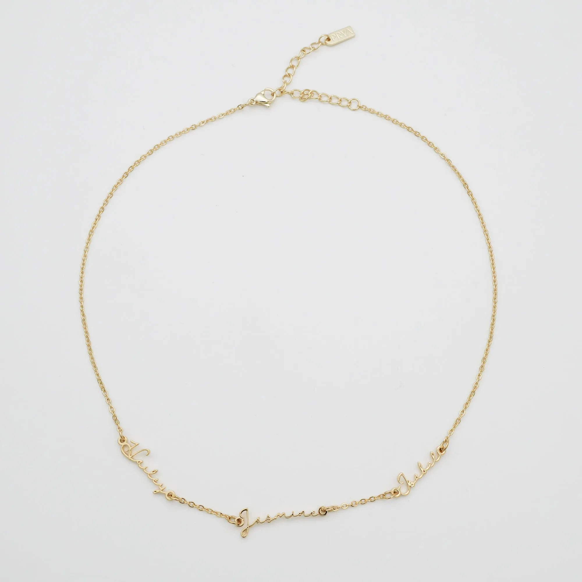 Selina Multiple Name Necklace sold by PRYA product image thumbnail 5