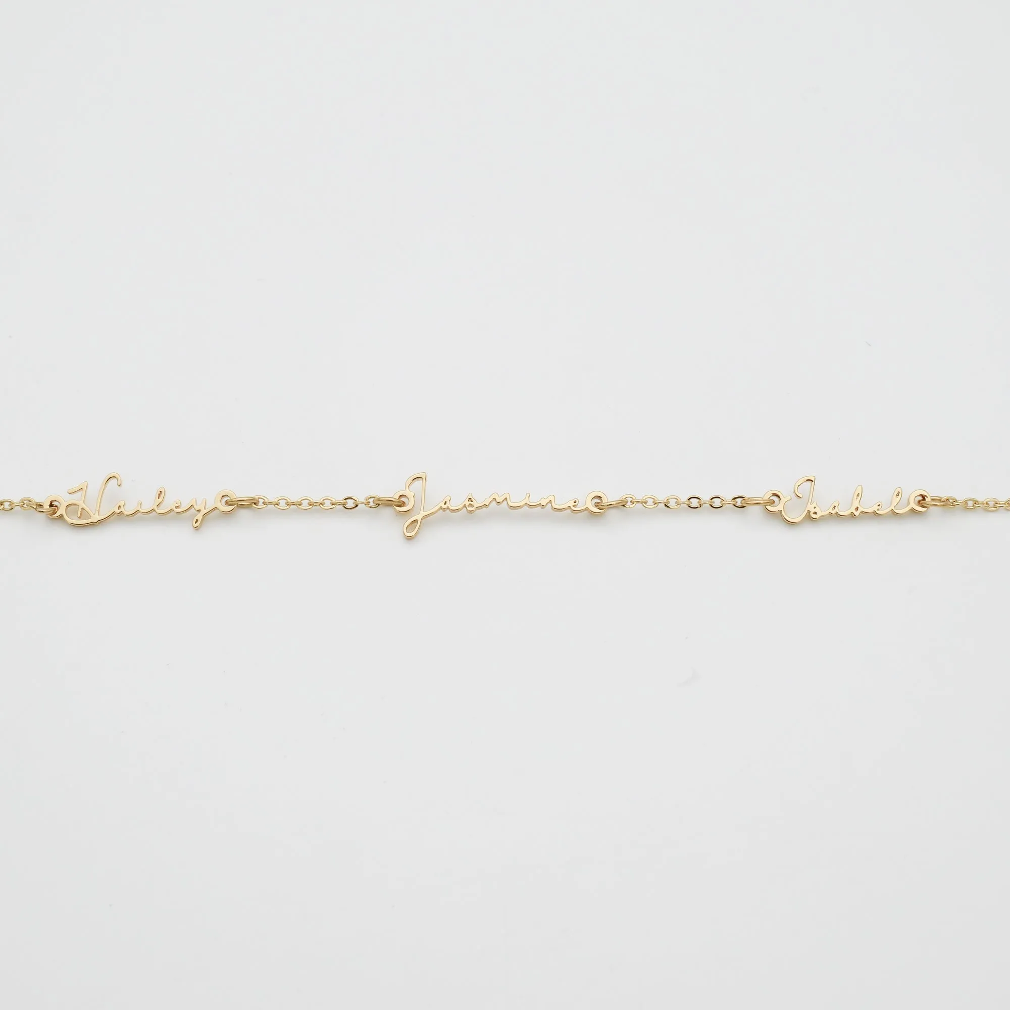 Selina Multiple Name Necklace sold by PRYA product image thumbnail 2