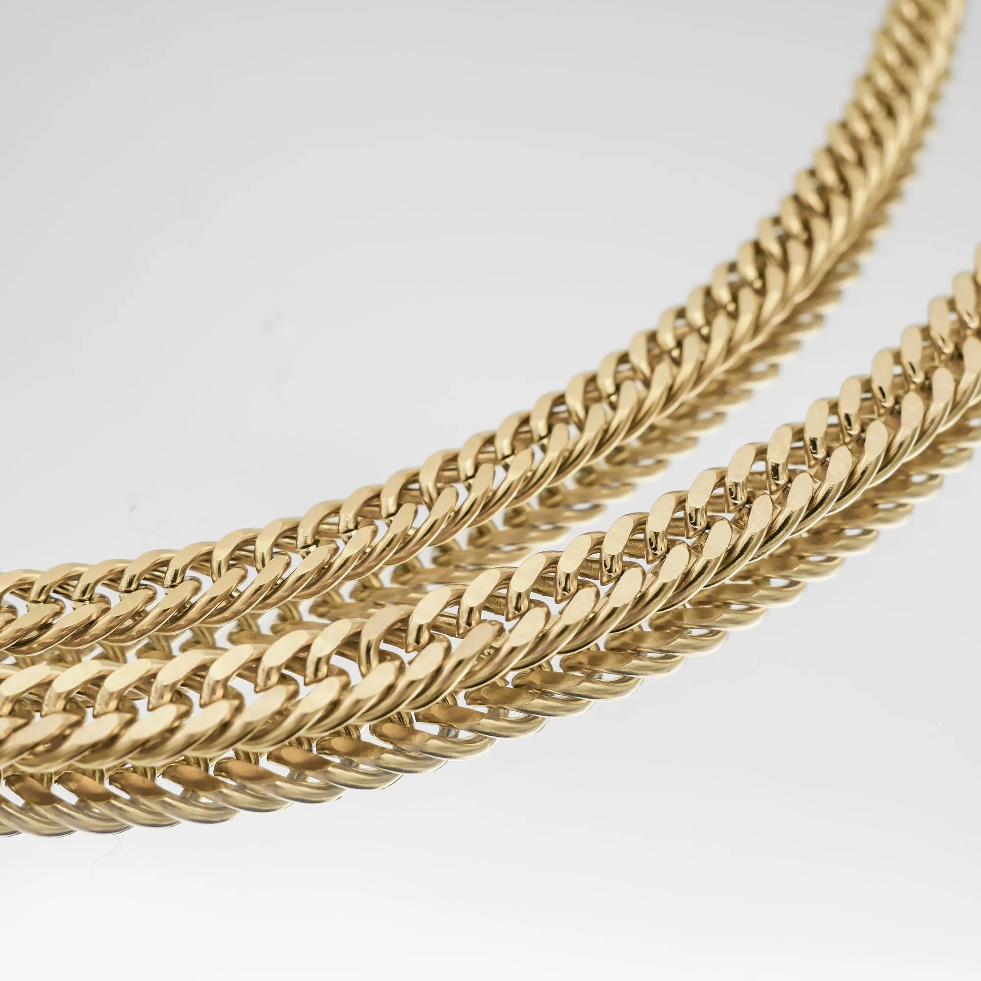 Double Link Curb Chain | Gold sold by PRYA product image thumbnail 4