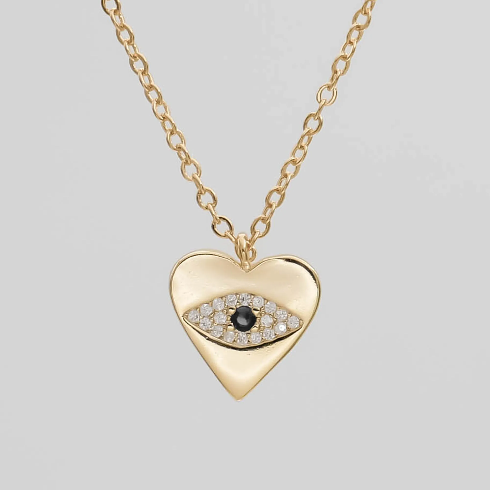 Horus Eye Heart Necklace sold by PRYA