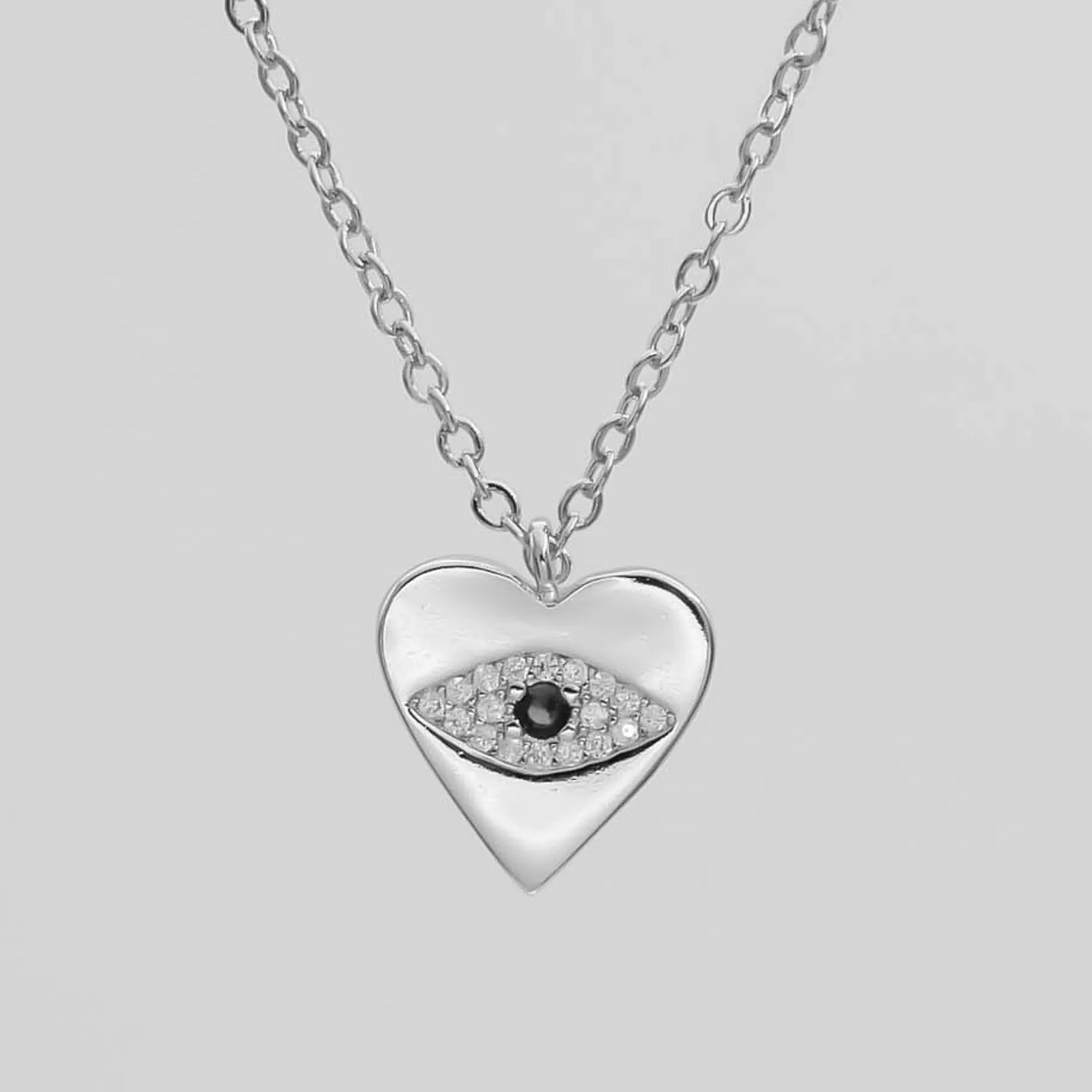 Horus Eye Heart Necklace sold by PRYA product image thumbnail 4
