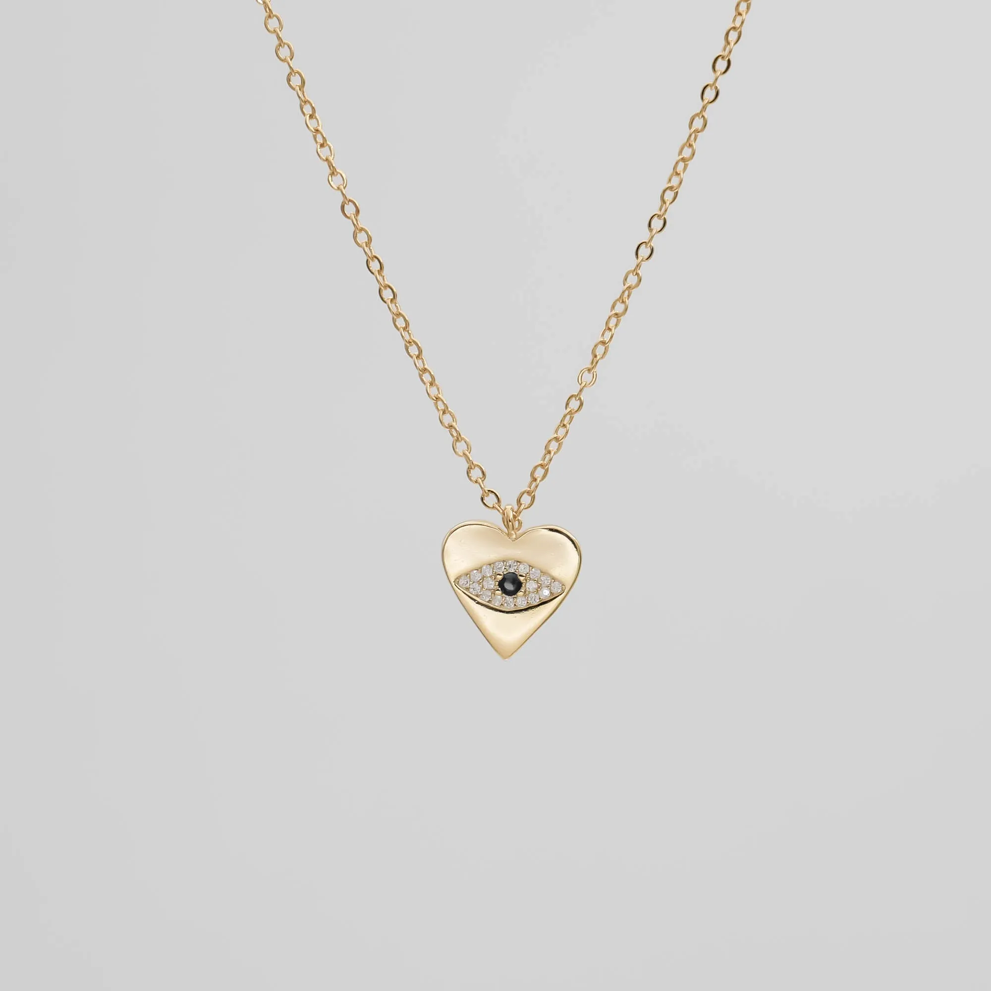 Horus Eye Heart Necklace sold by PRYA product image thumbnail 3