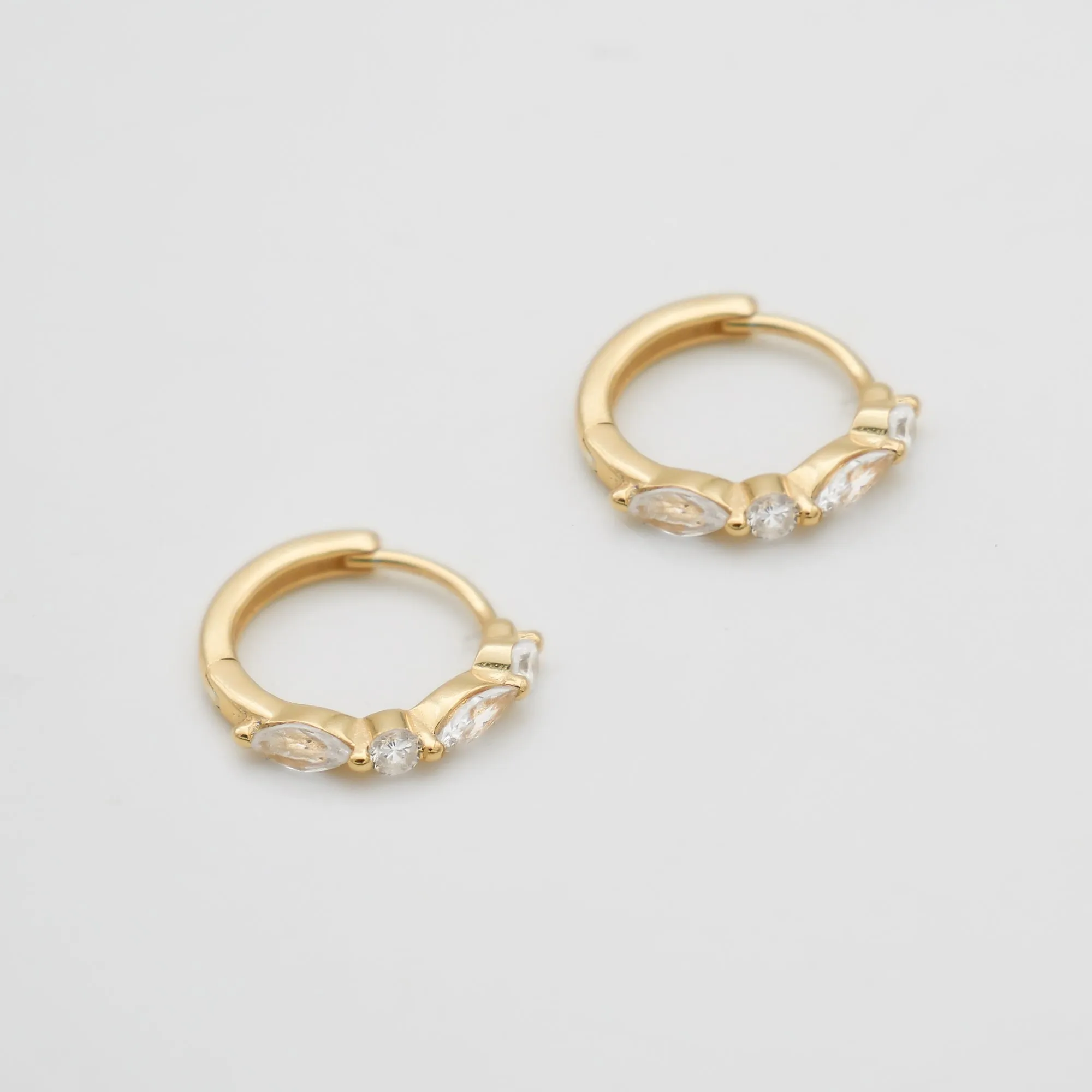 Lyla Huggie Earrings sold by PRYA product image thumbnail 4