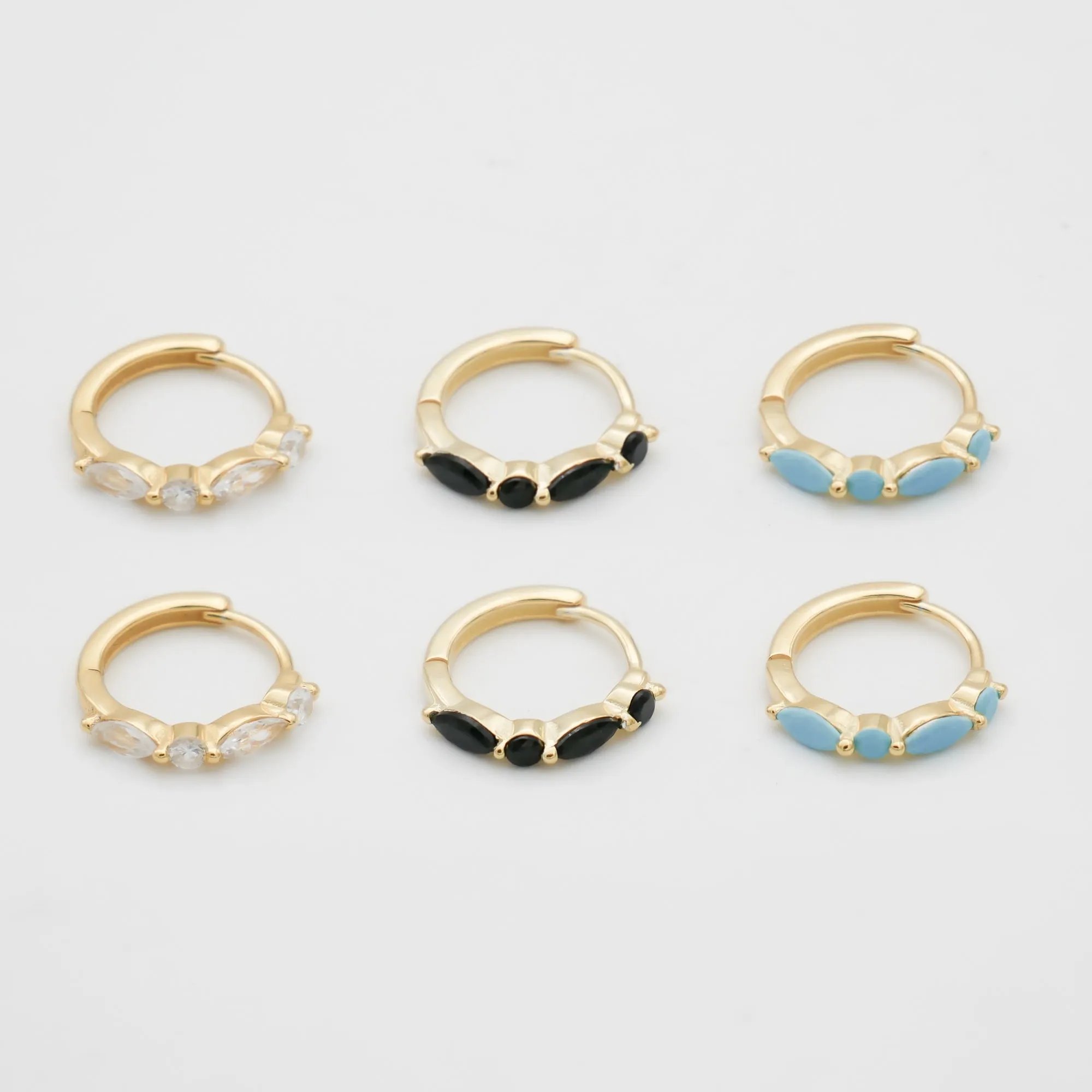 Lyla Huggie Earrings sold by PRYA product image thumbnail 3