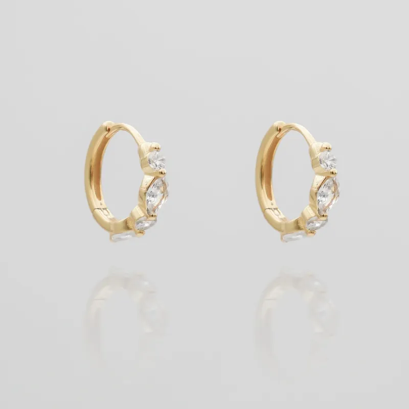 Lyla Huggie Earrings sold by PRYA