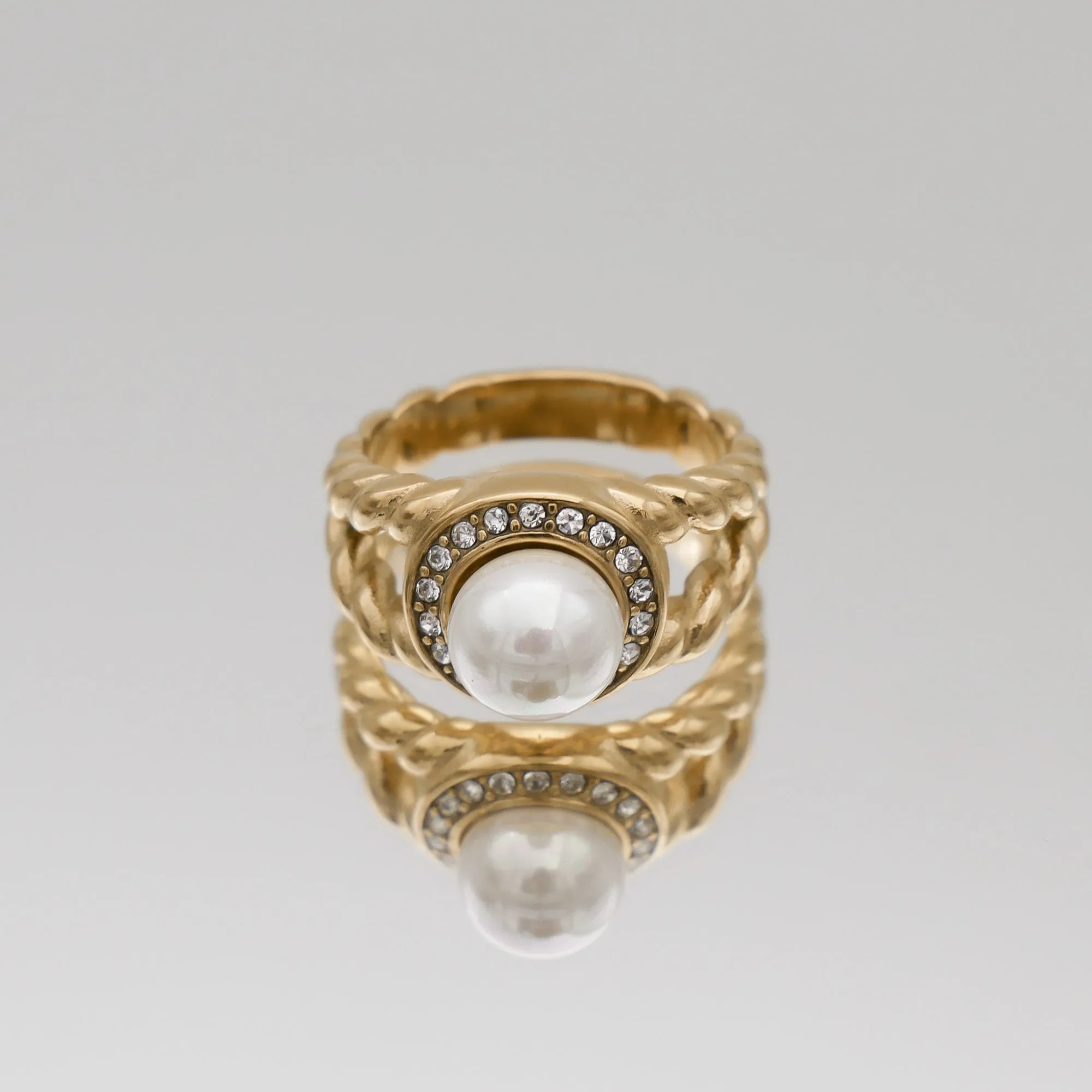 Ivana Pearl Ring sold by PRYA product image thumbnail 3