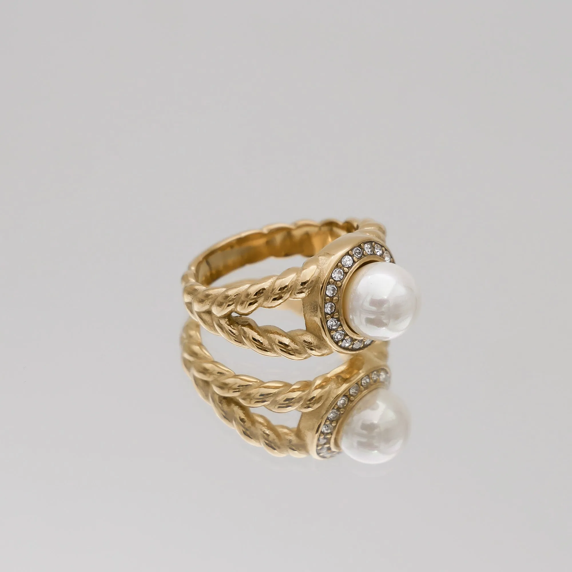 Ivana Pearl Ring sold by PRYA product image thumbnail 5