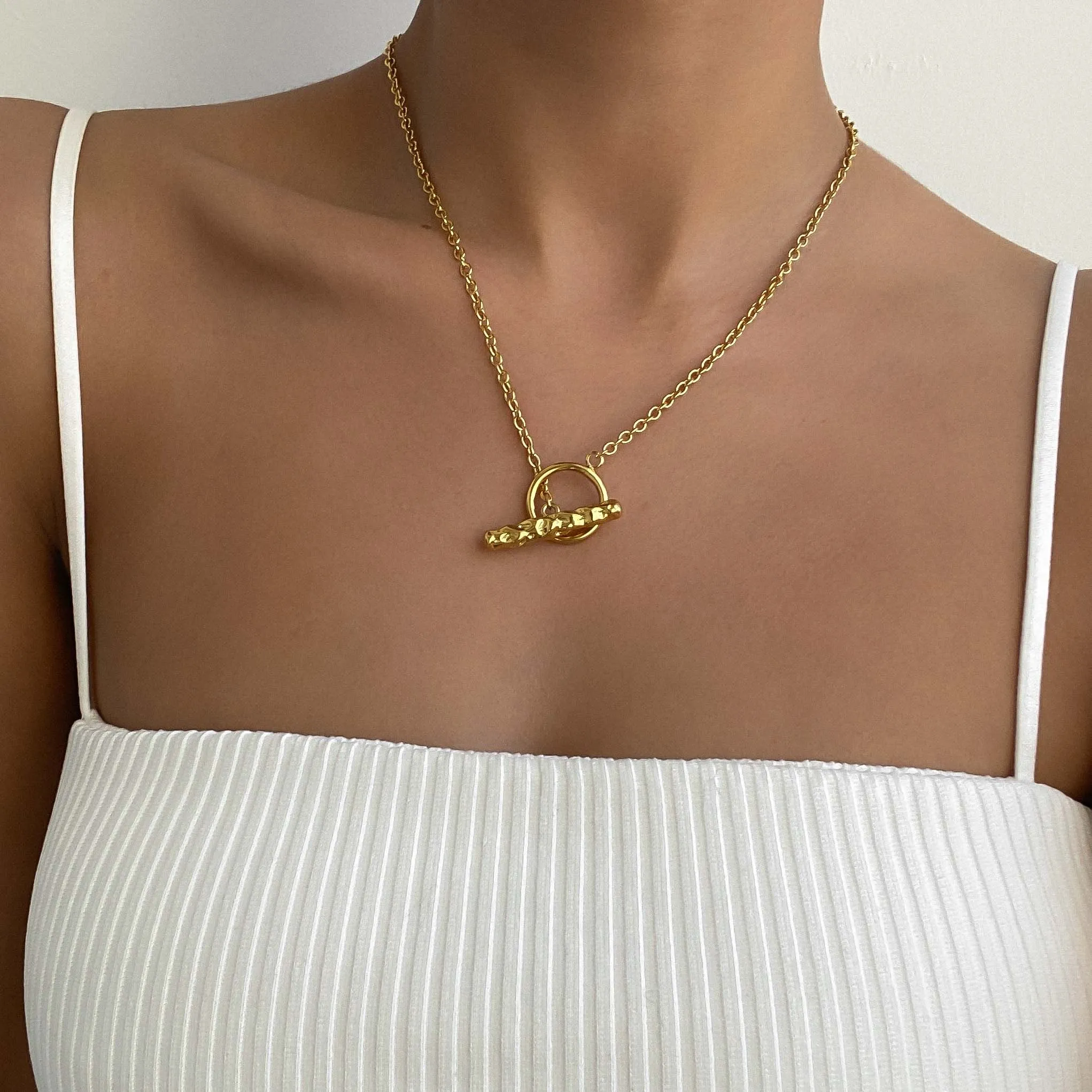 Tilly Toggle Bar Necklace sold by PRYA product image thumbnail 3