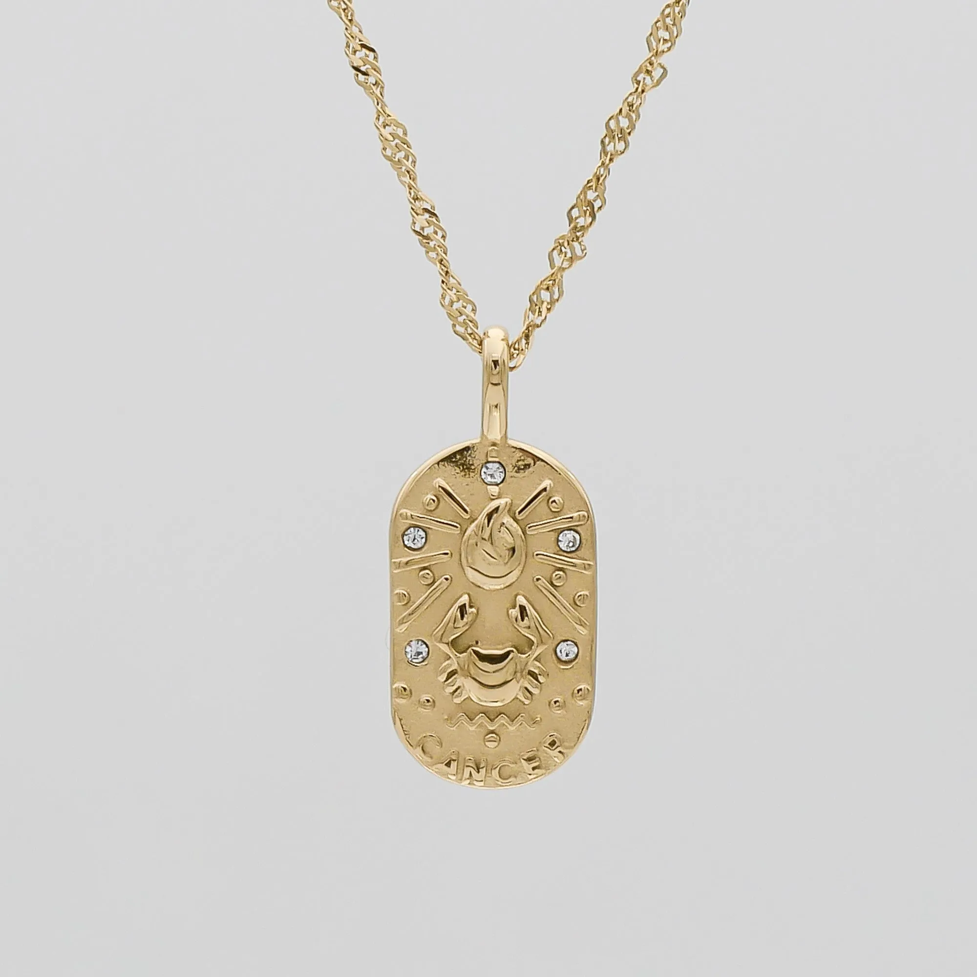 Zodiac Tarot Card Necklace sold by PRYA product image thumbnail 5