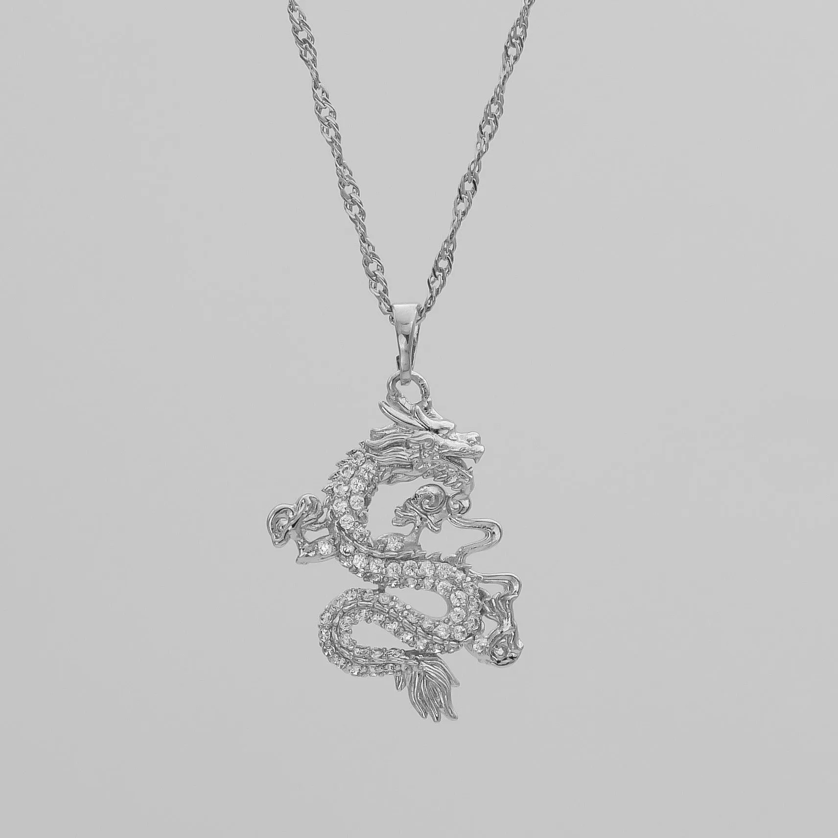 CZ Dragon Necklace sold by PRYA product image thumbnail 4