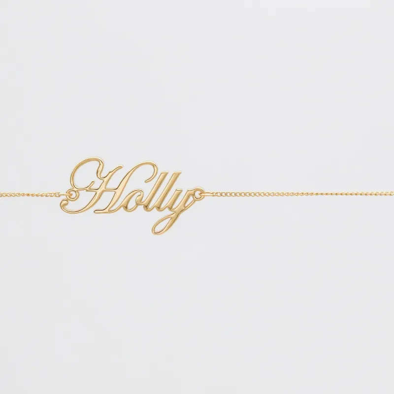 Cali Custom Name Belly Chain sold by PRYA