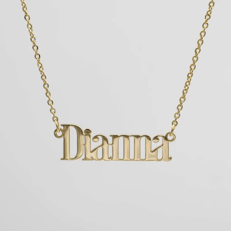 Manhattan Custom Name Necklace sold by PRYA