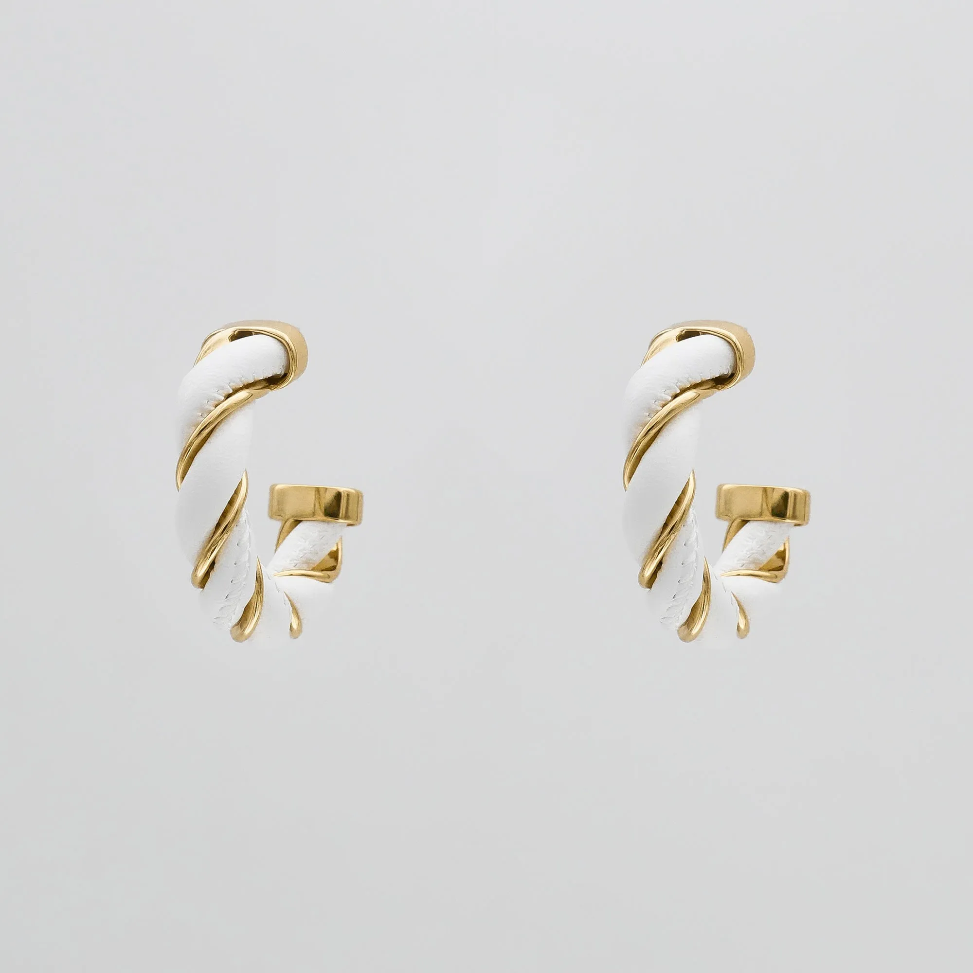 Chloe Leather Earrings sold by PRYA product image thumbnail 5