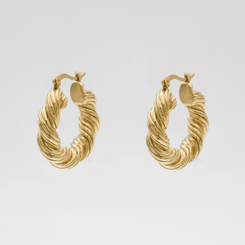 Lucie Twist Earrings sold by PRYA