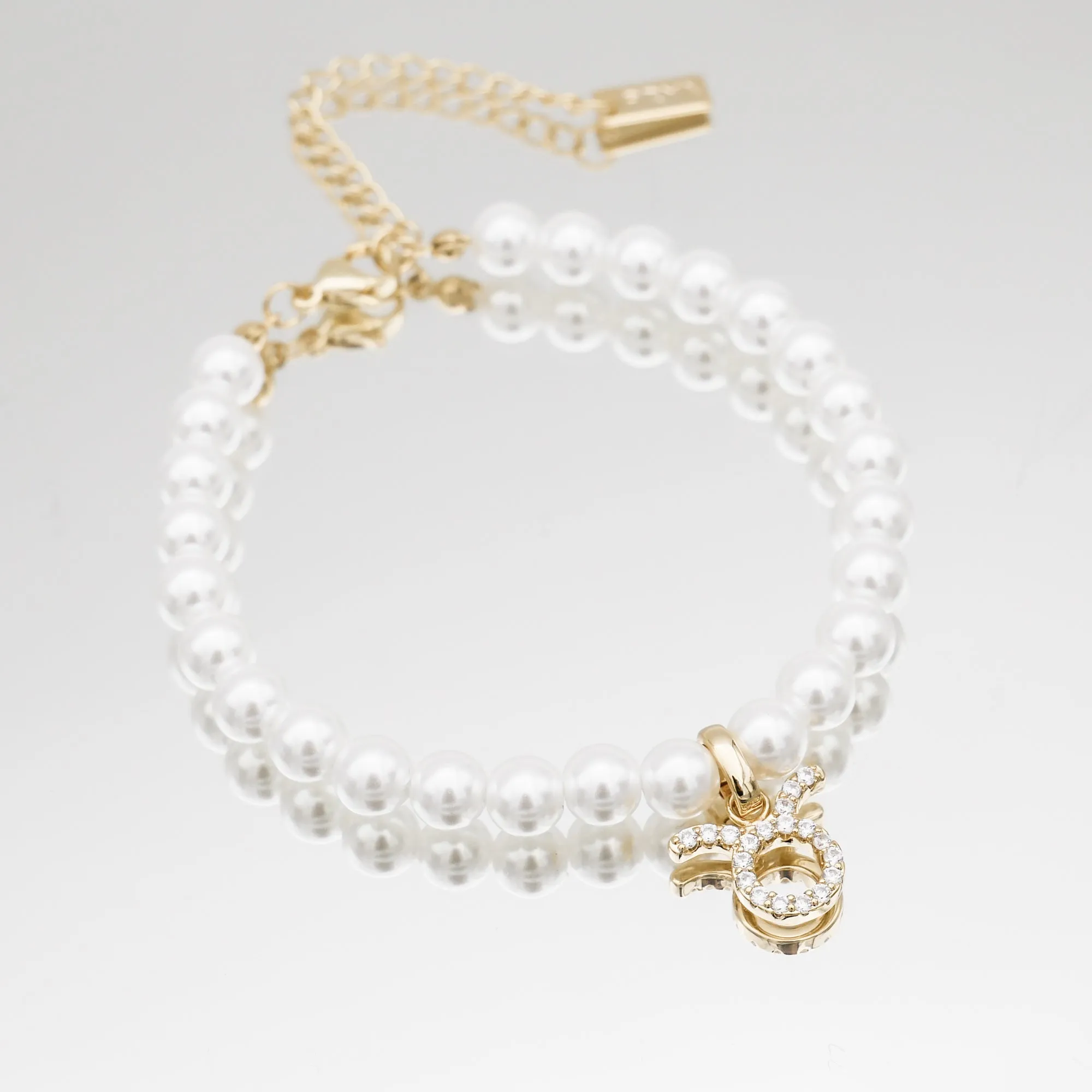 Pave Pearl Zodiac Anklet sold by PRYA product image thumbnail 2