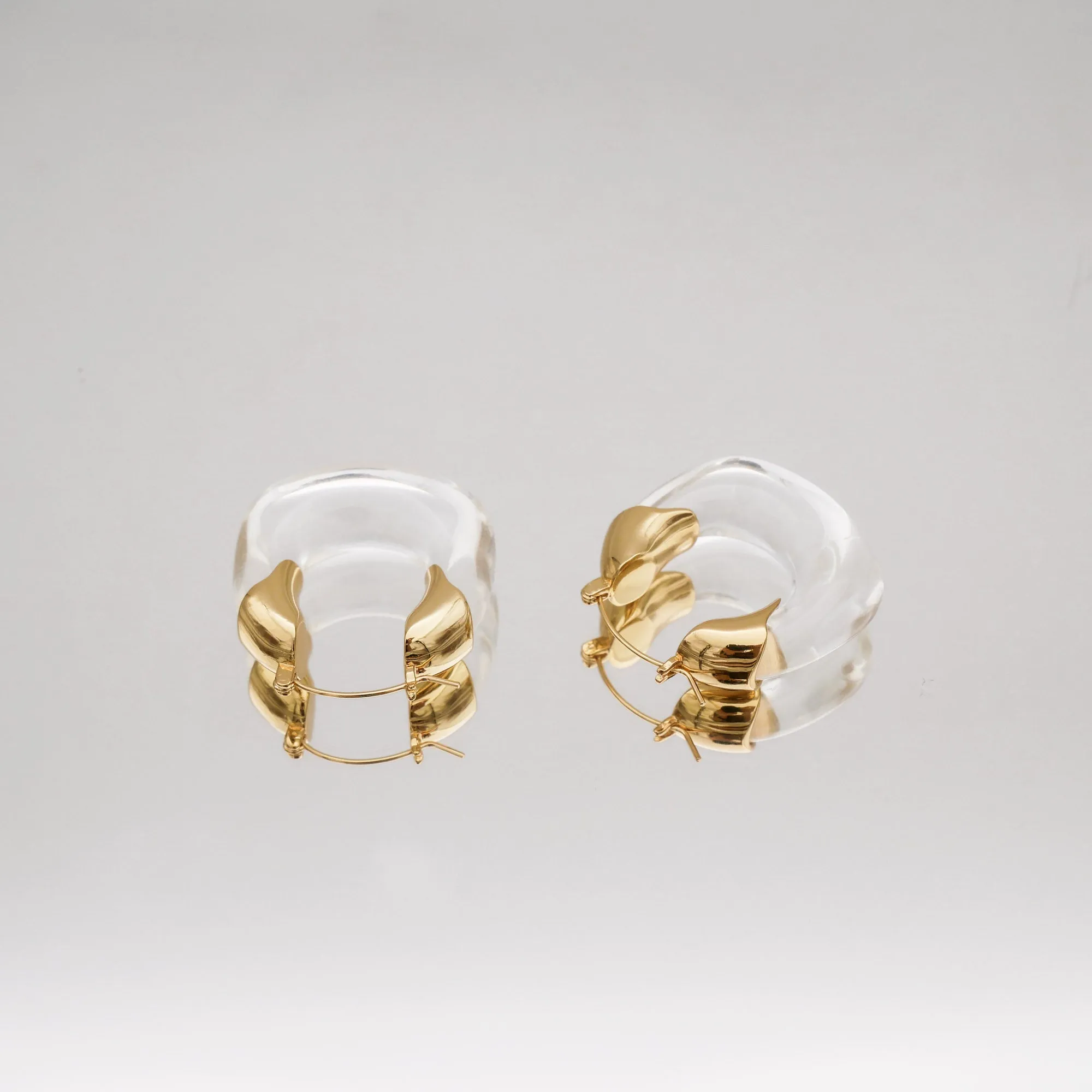 Celine Clear Earrings sold by PRYA product image thumbnail 4