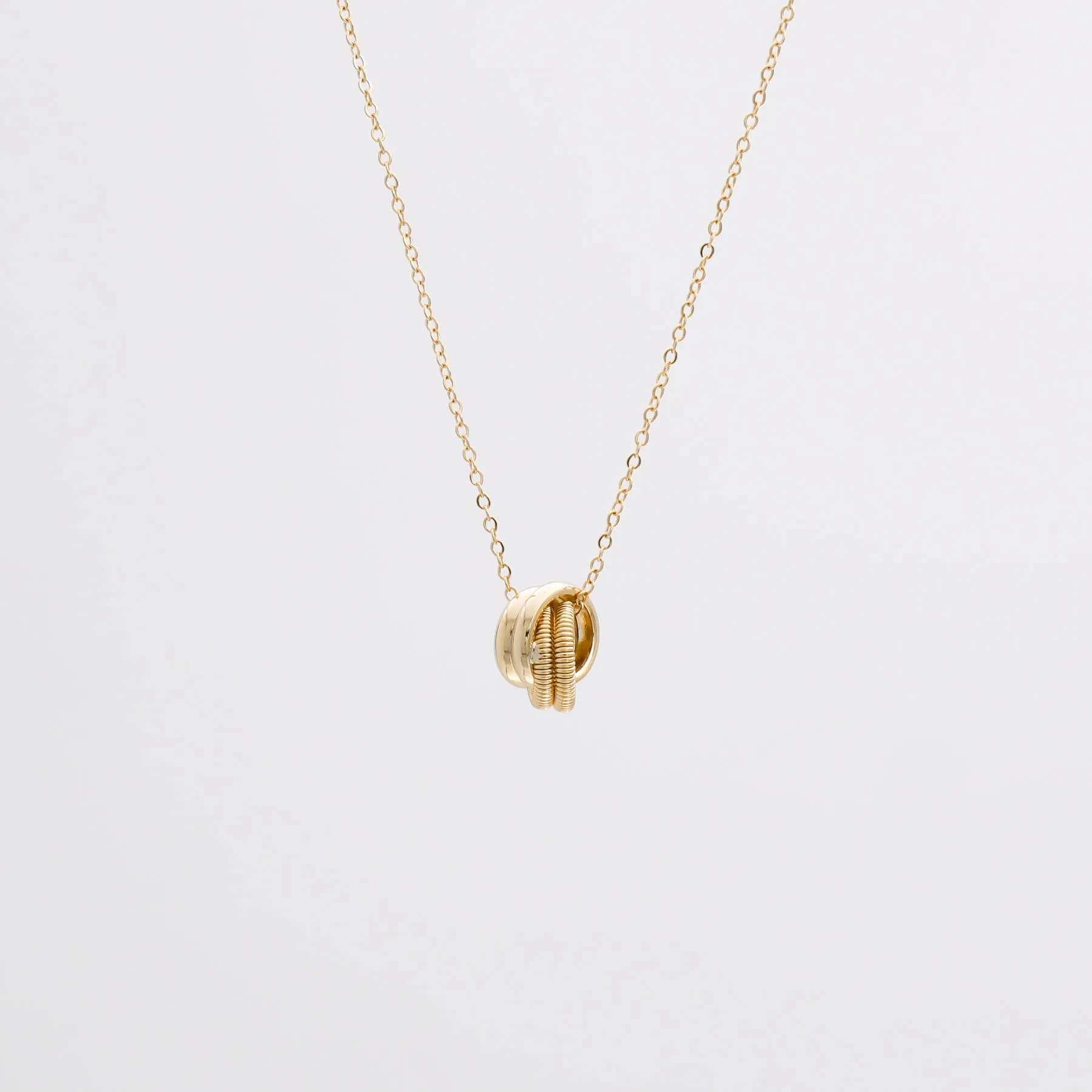 Kacie Contrast Knot Necklace sold by PRYA product image thumbnail 2