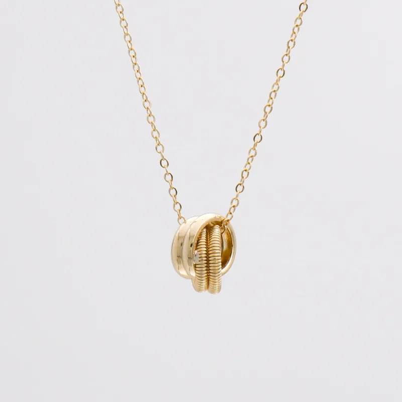Kacie Contrast Knot Necklace sold by PRYA
