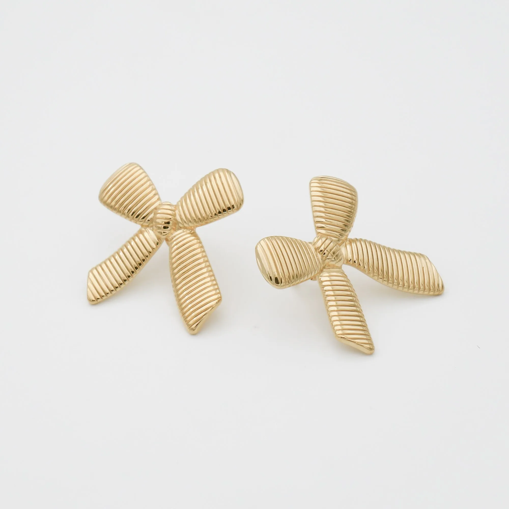 Millie Bow Earrings sold by PRYA product image thumbnail 3