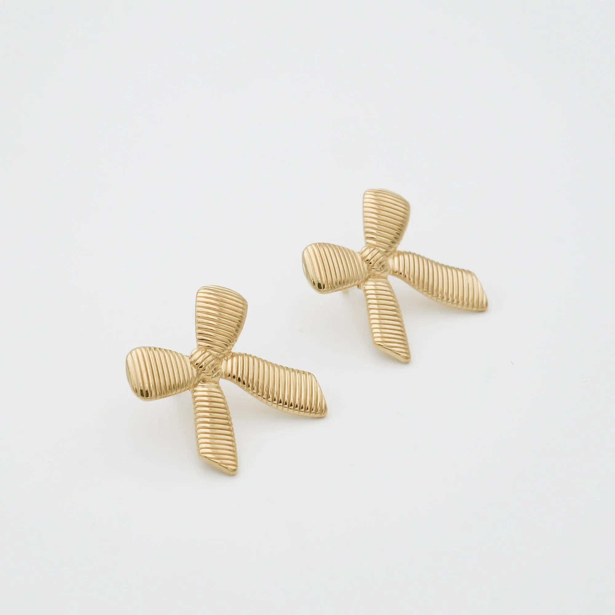 Millie Bow Earrings sold by PRYA product image thumbnail 4