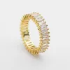 Anna Baguette Cut CZ Ring | Gold sold by PRYA