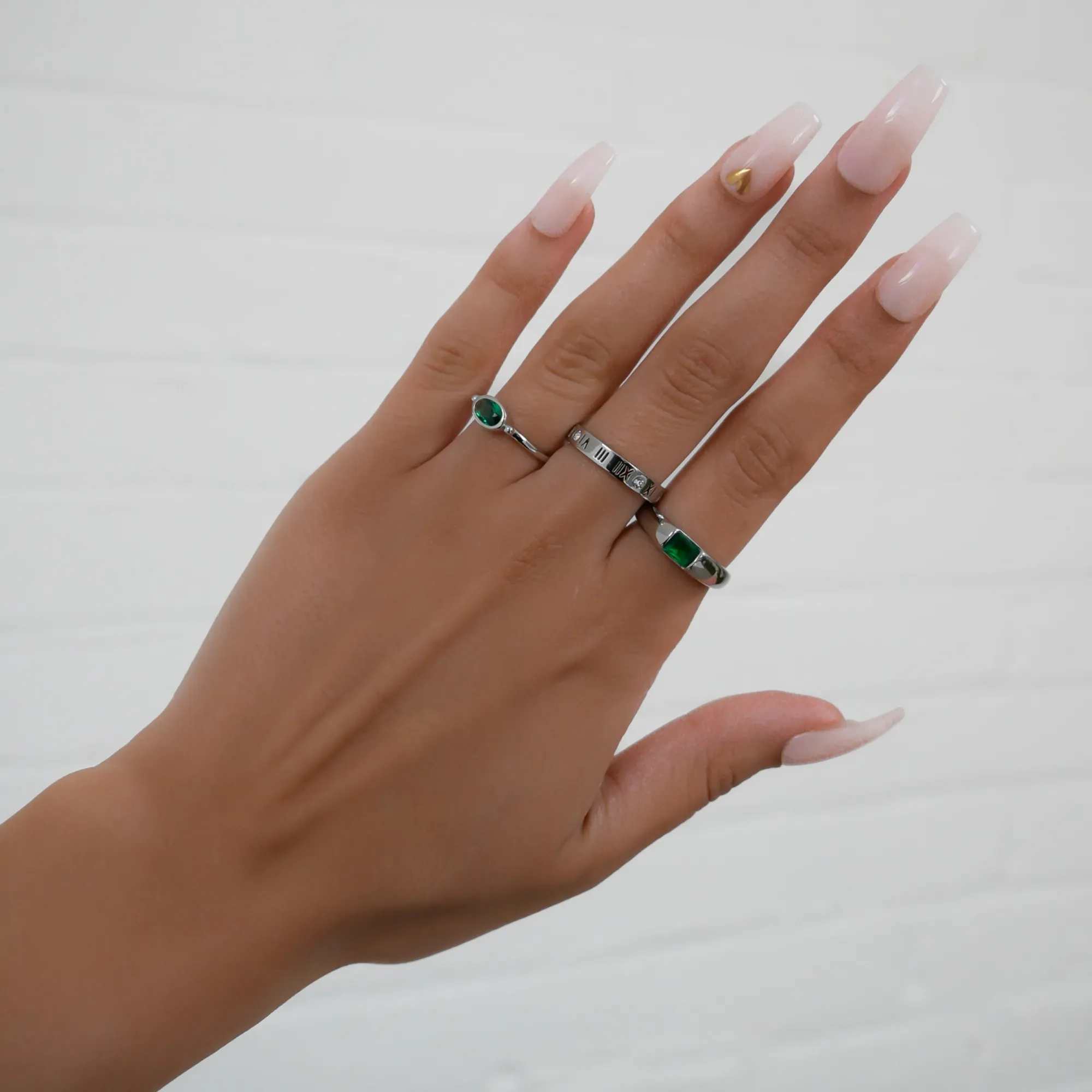 Birthstone Ring | Silver sold by PRYA product image thumbnail 2