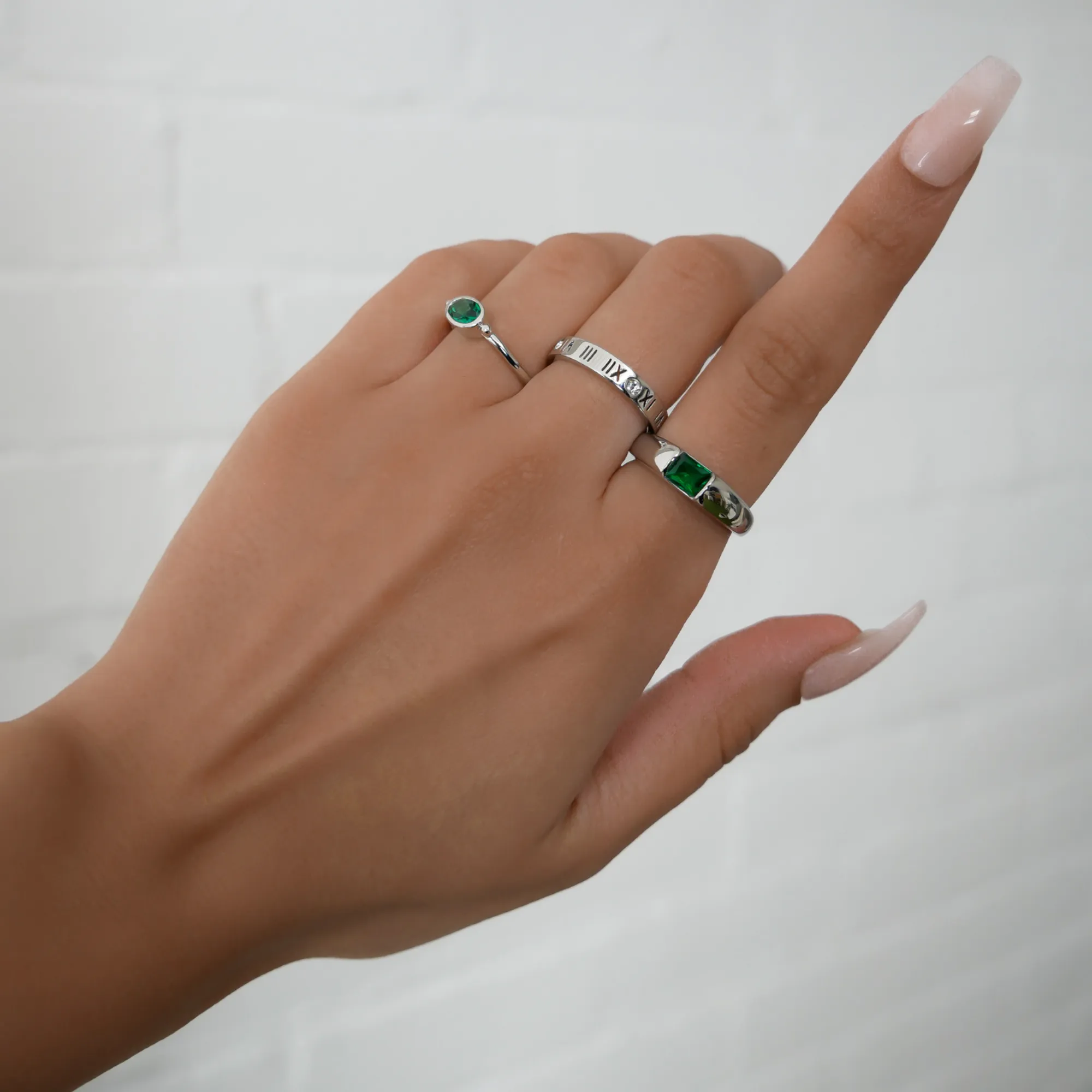 Birthstone Ring | Silver sold by PRYA product image thumbnail 5