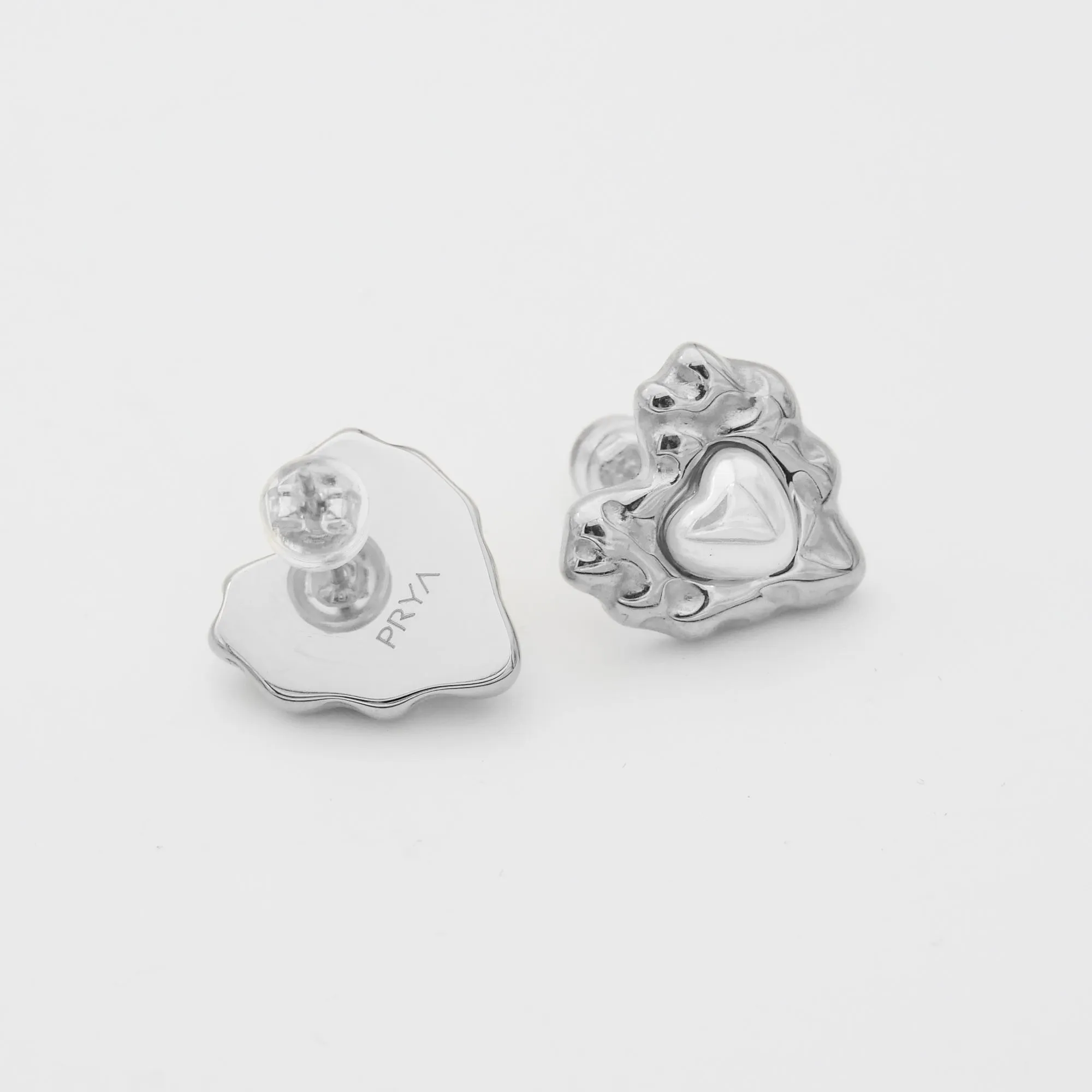 Amber Heart & Pearl Earrings sold by PRYA product image thumbnail 5