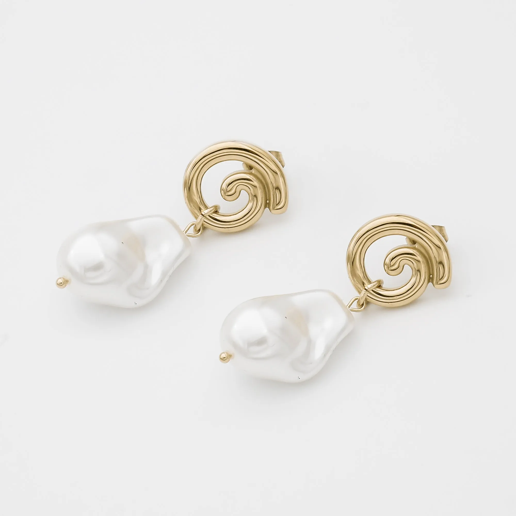Rumi Pearl Earrings sold by PRYA product image thumbnail 2