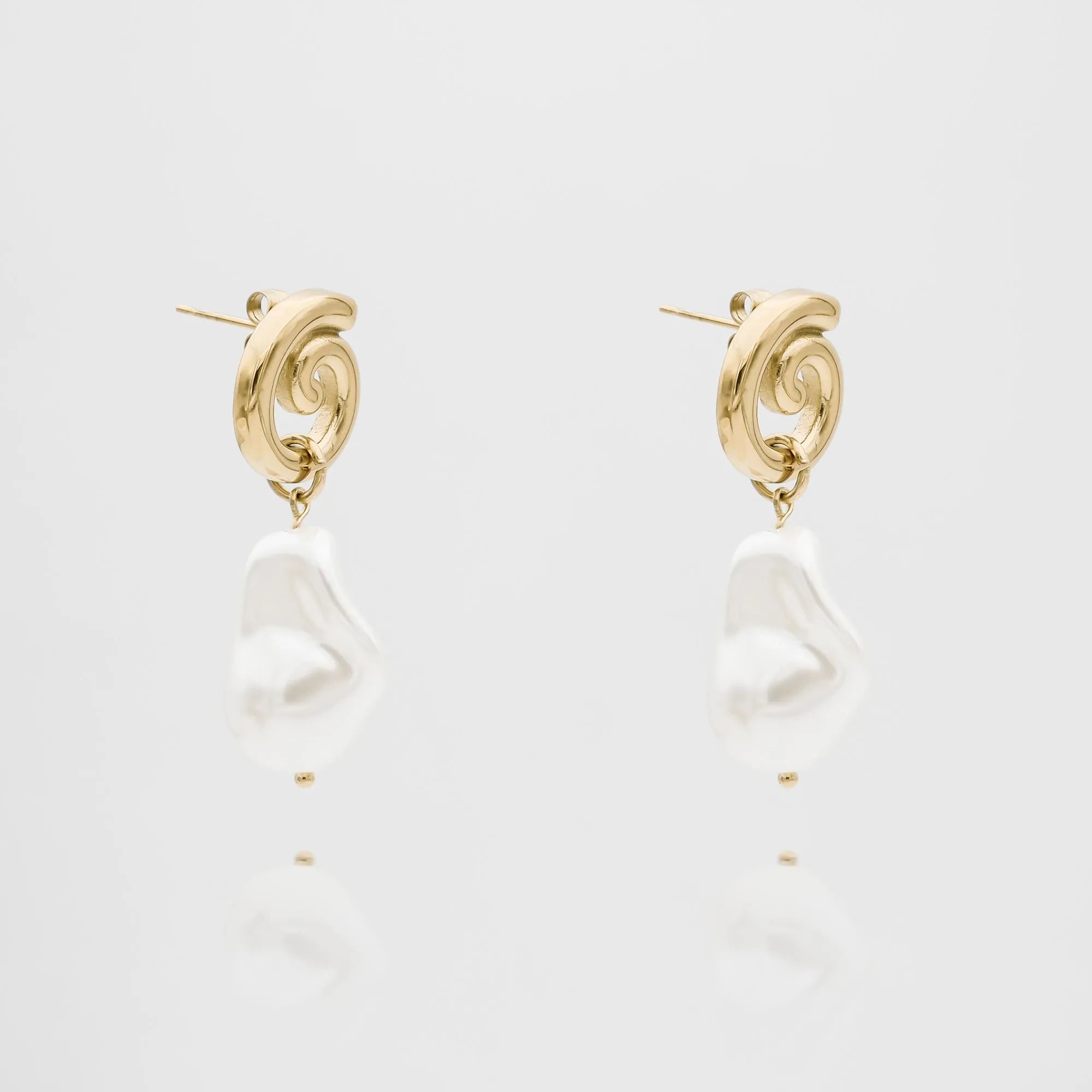 Rumi Pearl Earrings sold by PRYA product image thumbnail 3