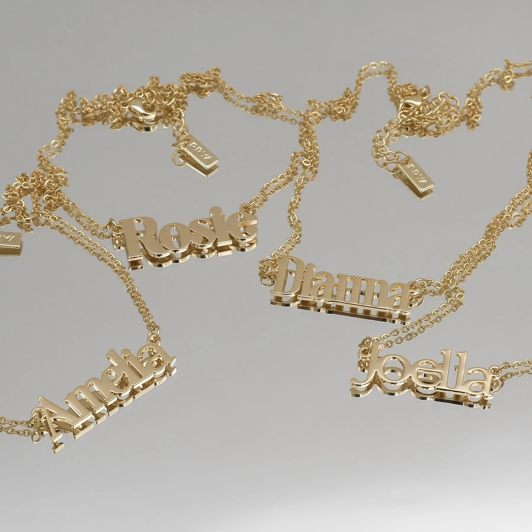 Brooklyn Custom Name Necklace sold by PRYA product image thumbnail 5