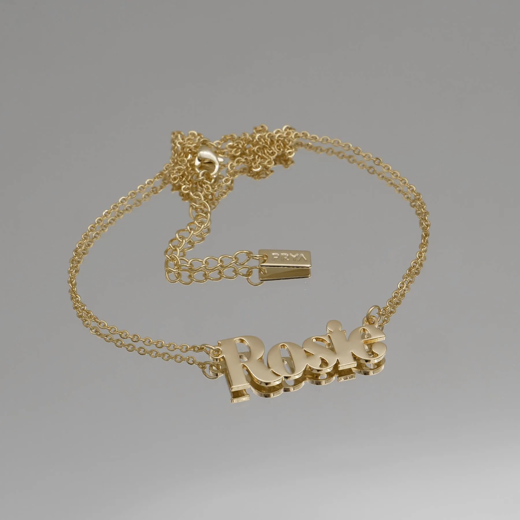Brooklyn Custom Name Necklace sold by PRYA product image thumbnail 4