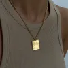 Tanya Figure Tablet Necklace sold by PRYA
