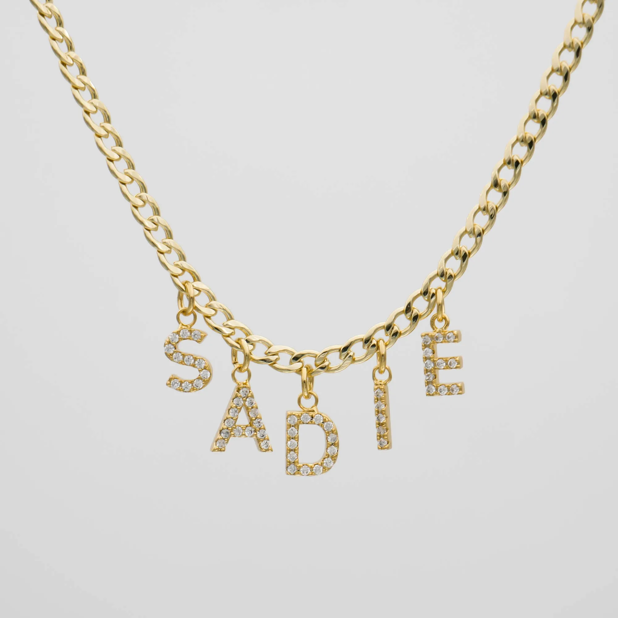 Custom ICY Letter Necklace | 1-8 Letters sold by PRYA product image thumbnail 3