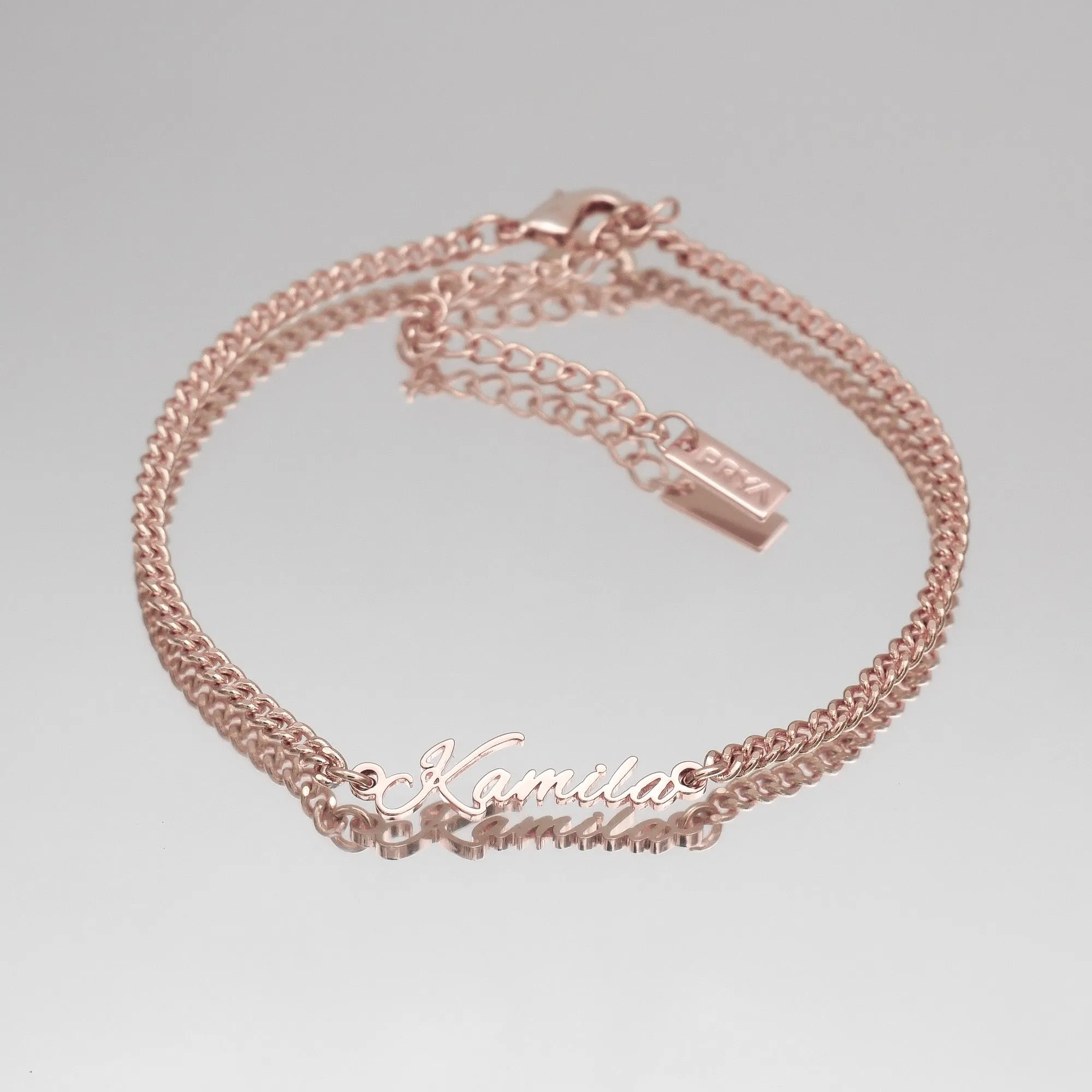 Venice Custom Name Anklet sold by PRYA product image thumbnail 4