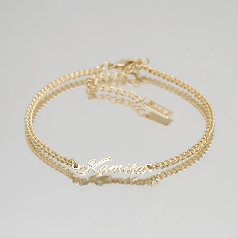 Venice Custom Name Anklet sold by PRYA
